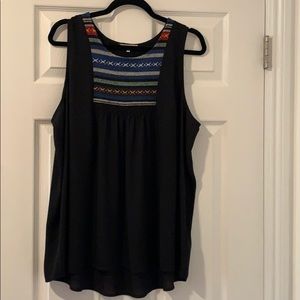 Pleione Embroidered Bib Tank